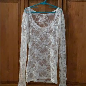 Lace Long Sleeve Top
